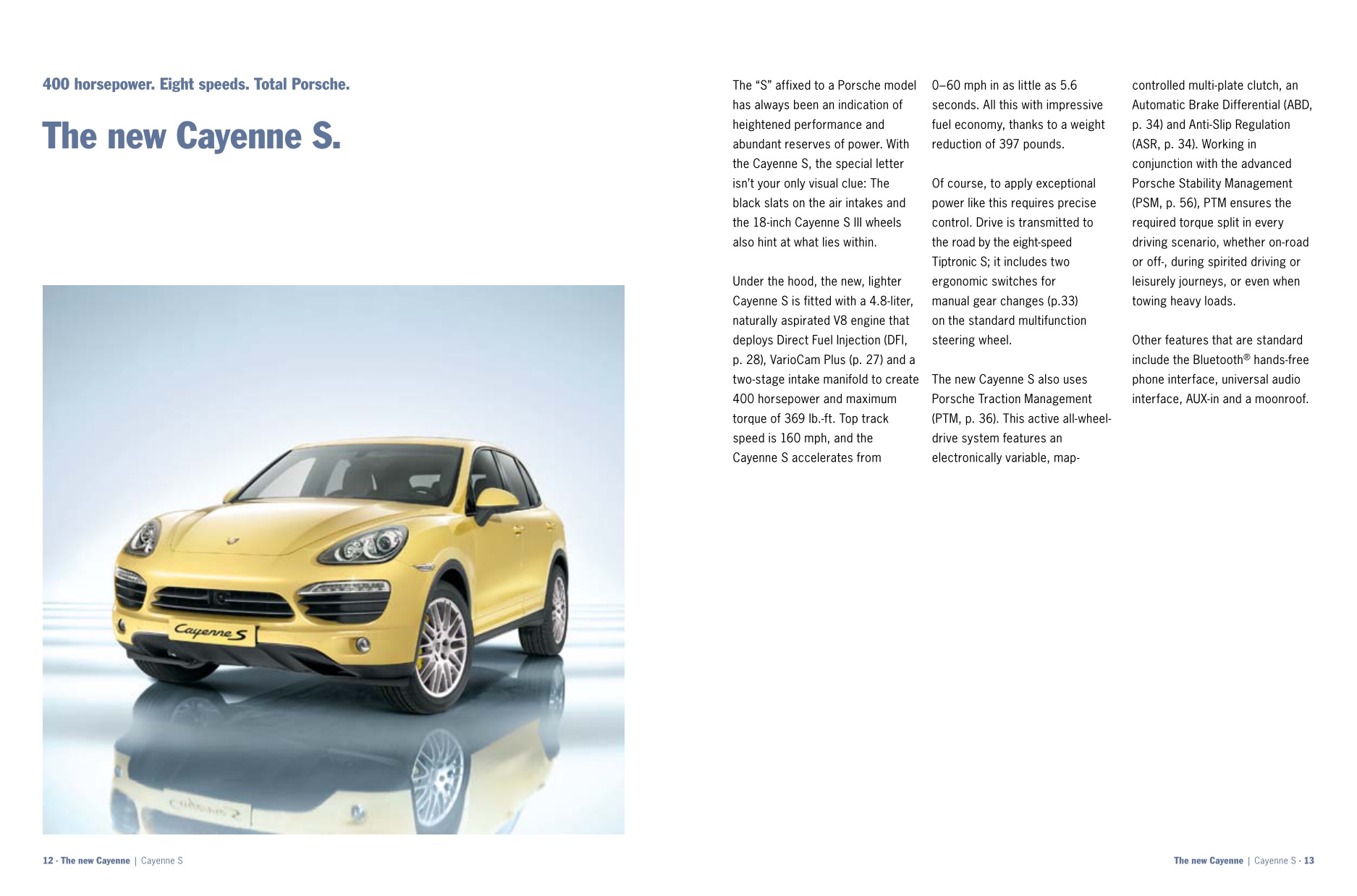 2011 Porsche Cayenne Brochure Page 22